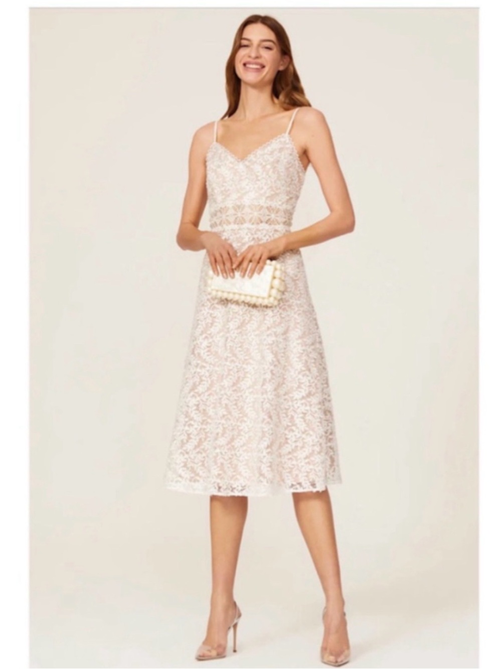 Aidan by Aidan MATTOX NWOT Lace Midi Dress